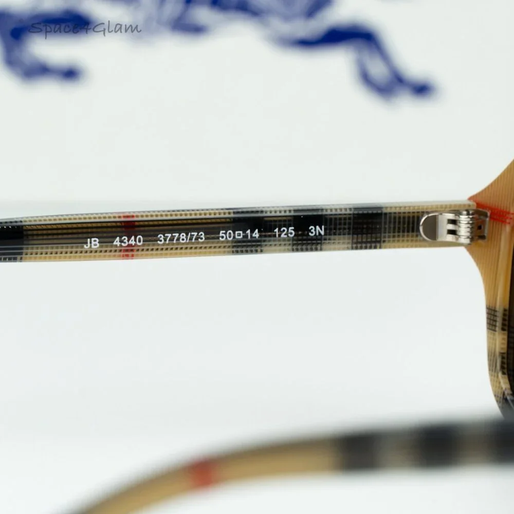 Burberry Boys Sunglasses Vintage Check Brown Pilot JB4340 377873 NEW AUTHENTIC